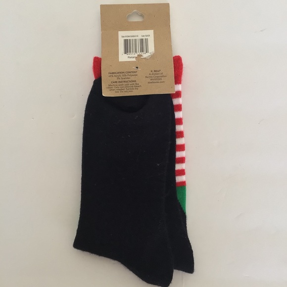 KBELL CHRISTMAS ELF SOCKS NWT SIZES 4-10 - Picture 5 of 8